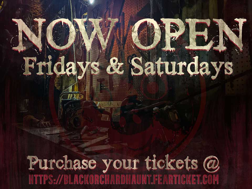 Now Open Fridays & Saturdays